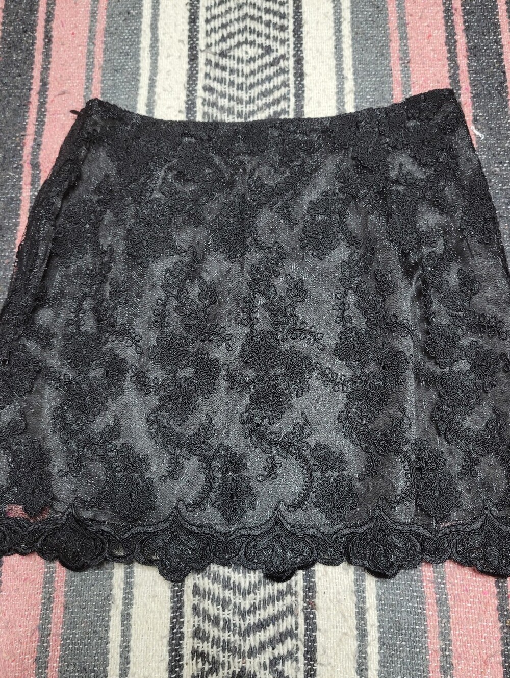 mm couture by miss me lace mini skirt